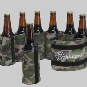 Stubby Strip camo bottle holder neoprene